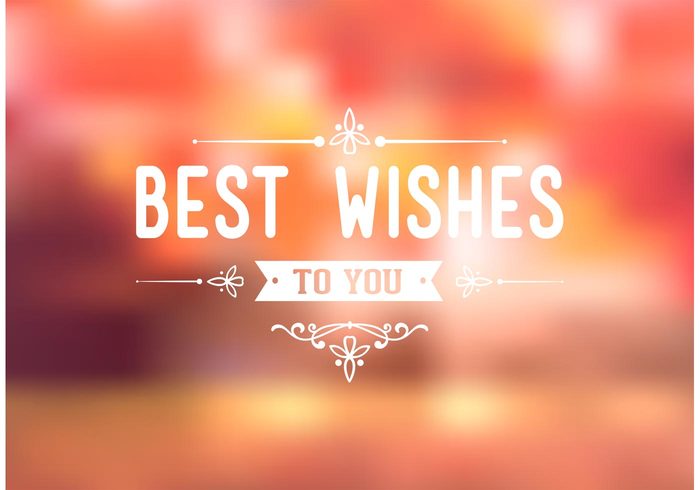 free-best-wishes-typography-background-vector