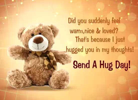 Send A Hug Day